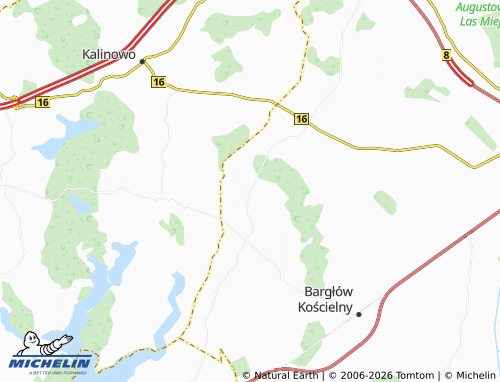 MICHELIN Reszki map - ViaMichelin