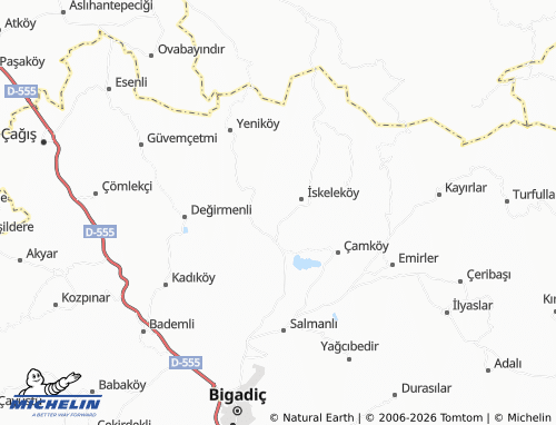 Mappa MICHELIN Osmanca - ViaMichelin