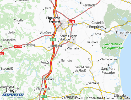 Carte MICHELIN Vilamalla - ViaMichelin