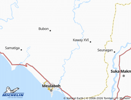 Carte MICHELIN Tanjong Bunga - ViaMichelin