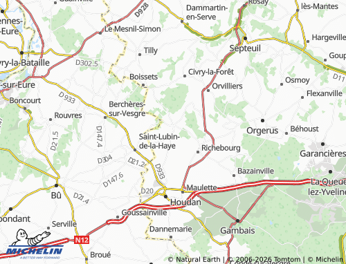 Mapa MICHELIN Gressey - ViaMichelin
