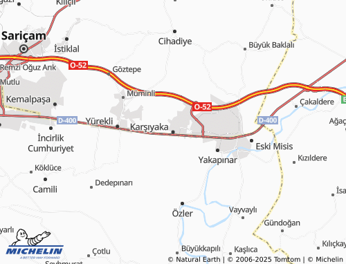 MICHELIN Karşıyaka map - ViaMichelin