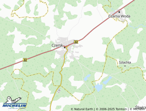 MICHELIN Złotowo map - ViaMichelin