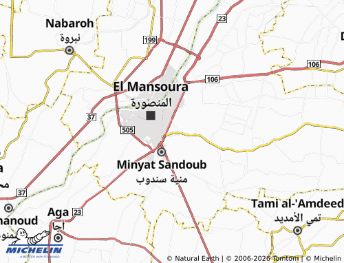 Mapa MICHELIN Majr - ViaMichelin