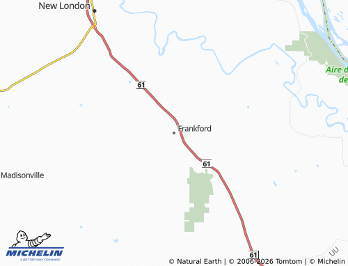 Mapa MICHELIN Frankford - ViaMichelin