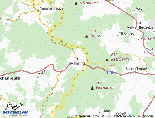 Mappa MICHELIN Mähring - ViaMichelin