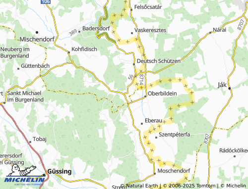 MICHELIN Edlitz im Burgenland map - ViaMichelin