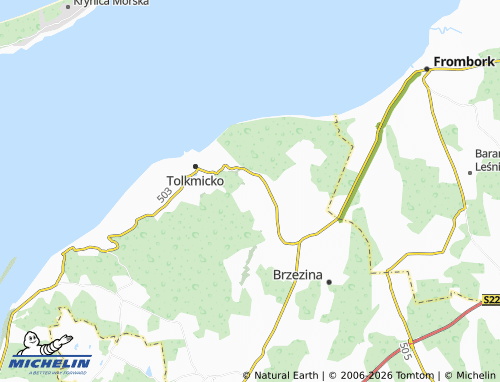 MICHELIN Nowinka map - ViaMichelin