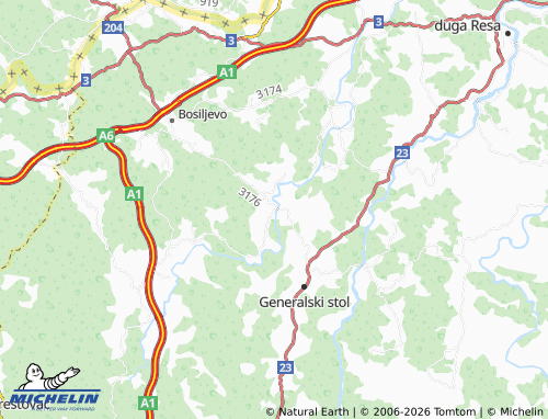 Mapa MICHELIN Skukani - ViaMichelin