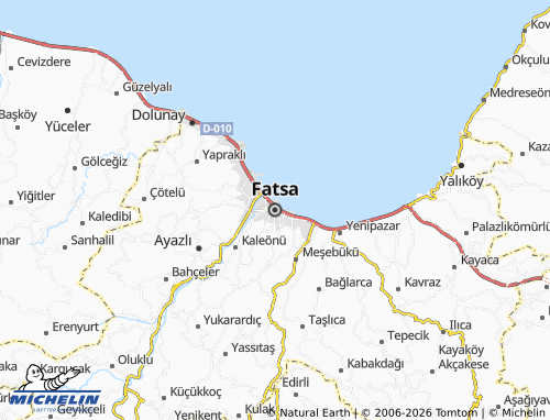 Mapa MICHELIN Fatsa - ViaMichelin