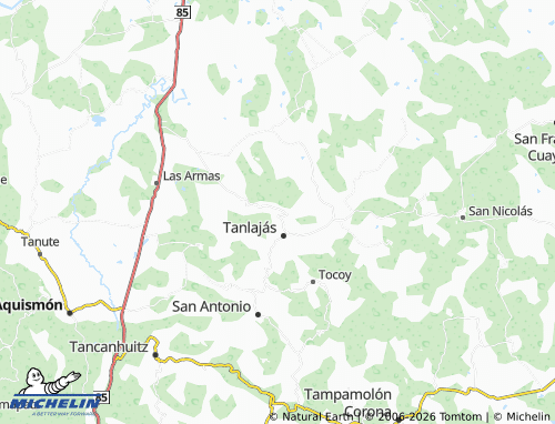 MICHELIN Coromohom, Tocoymohom map - ViaMichelin