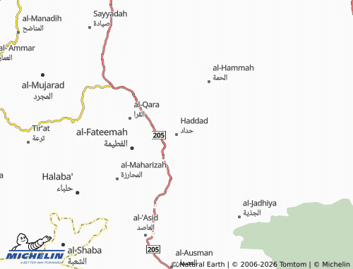 Carte MICHELIN Haddad - ViaMichelin