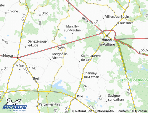 MICHELIN Lublé map - ViaMichelin