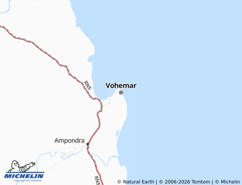 Carte MICHELIN Vohemar - ViaMichelin