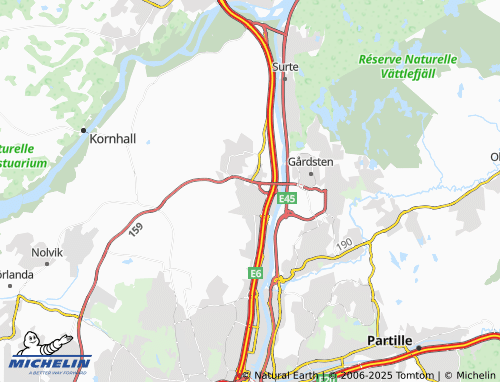 MICHELIN-Landkarte Kärra - ViaMichelin