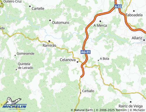 Carte MICHELIN O Piñeiro da Igrexa - ViaMichelin