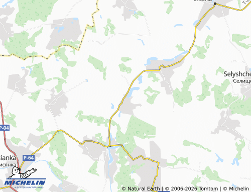 MICHELIN Komarivka map - ViaMichelin