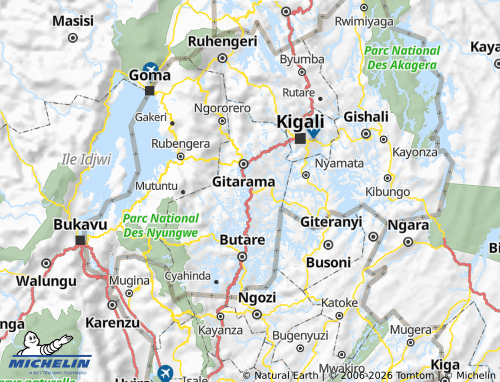 Carte MICHELIN Ruhango - ViaMichelin