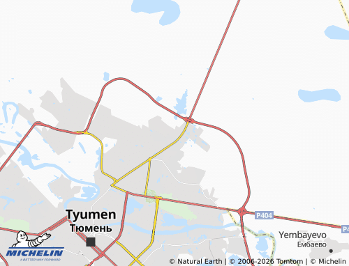 MICHELIN Malinka NST map - ViaMichelin
