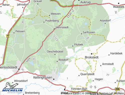 MICHELIN-Landkarte Rade - ViaMichelin