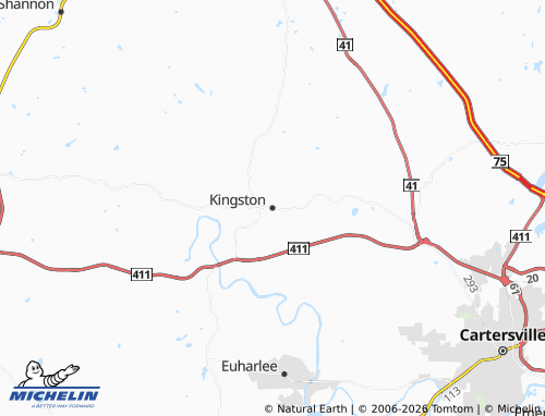 Mapa MICHELIN Kingston - ViaMichelin
