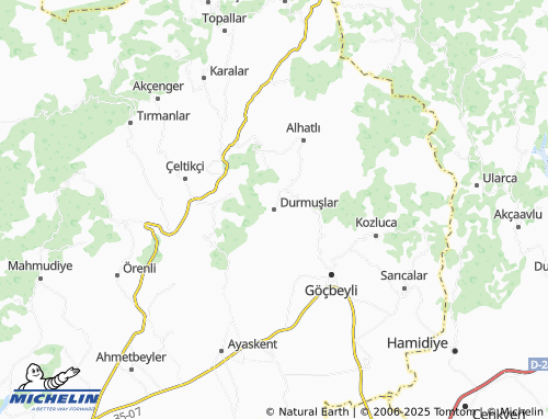 MICHELIN Durmuşlar map - ViaMichelin