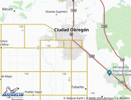 MICHELIN Luis Echeverría map - ViaMichelin