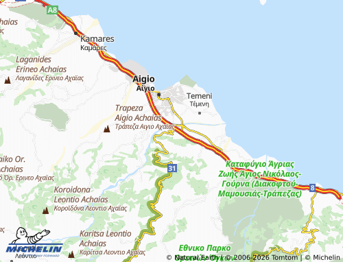 Carte MICHELIN Selinountas - ViaMichelin