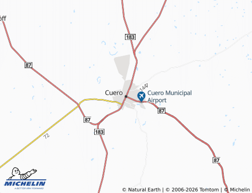 Mappa MICHELIN Cuero - ViaMichelin