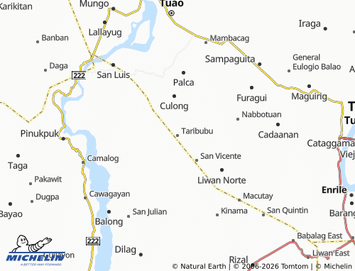 MICHELIN Taribubu map - ViaMichelin
