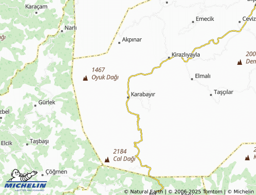 Carte MICHELIN Karabayır - ViaMichelin