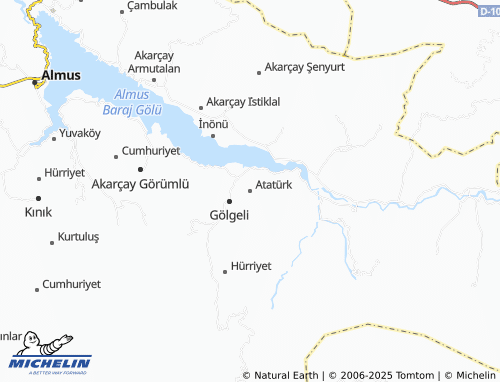 MICHELIN Atatürk map - ViaMichelin