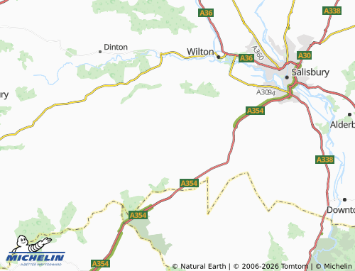 Carte MICHELIN Bishopstone - ViaMichelin