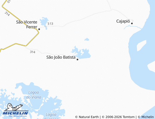 Mapa MICHELIN São João Batista - ViaMichelin