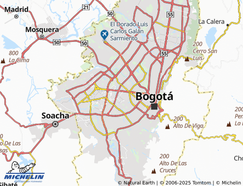 MICHELIN La Trinidad map - ViaMichelin