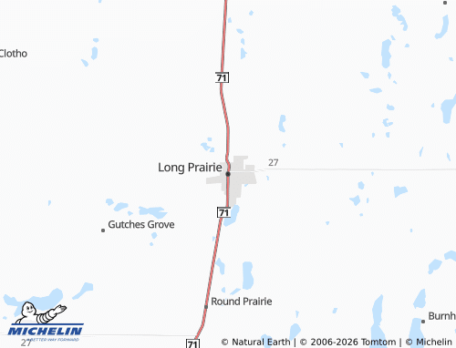 Mapa MICHELIN Long Prairie - ViaMichelin