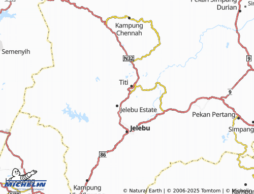 Carte MICHELIN Taman Naga Mas - ViaMichelin