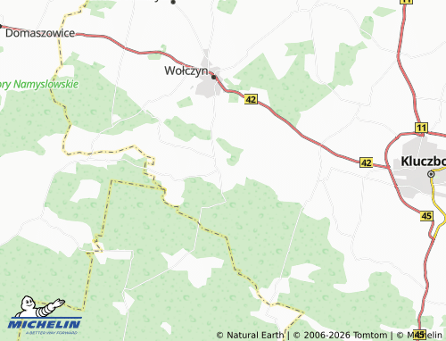 MICHELIN Wierzchy map - ViaMichelin