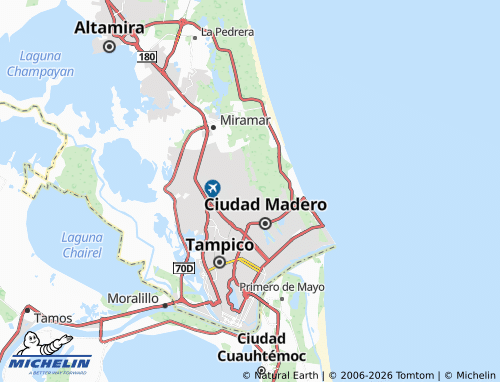 MICHELIN Palafox map - ViaMichelin