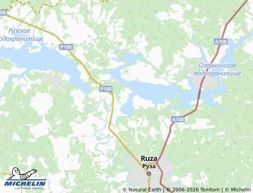 Carte MICHELIN Nakipelovo - ViaMichelin