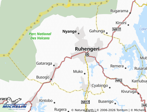 Mapa MICHELIN Kimonyi - ViaMichelin