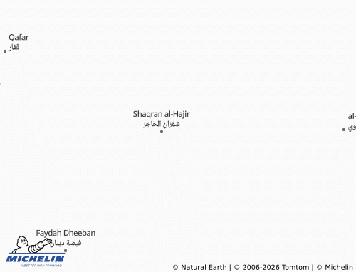 MICHELIN-Landkarte al-Shaqran - ViaMichelin