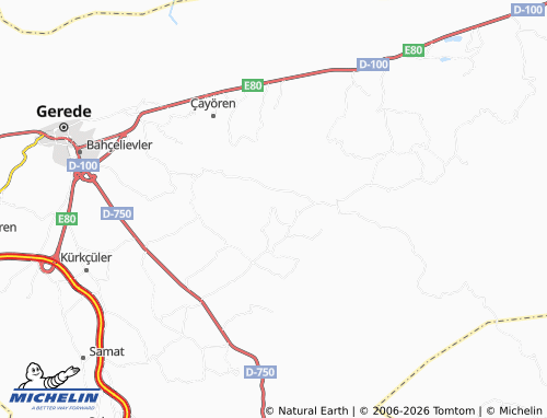 Mappa MICHELIN Akbaş - ViaMichelin