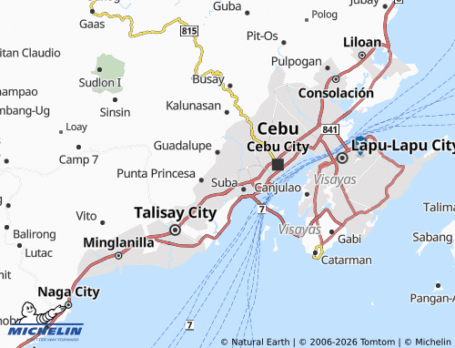 Mappa MICHELIN Labangon - ViaMichelin
