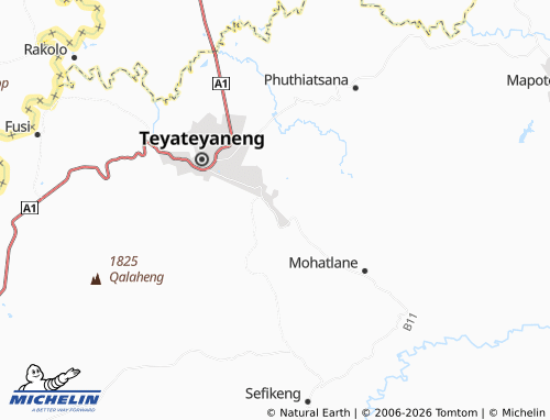 MICHELIN Ha Tebeli map - ViaMichelin