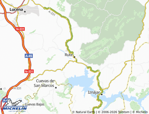 Mappa MICHELIN Rute - ViaMichelin