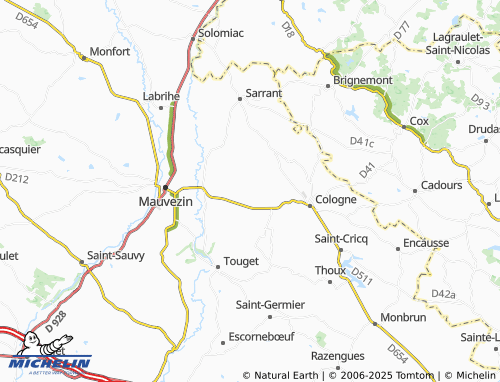 MICHELIN Saint-Georges map - ViaMichelin