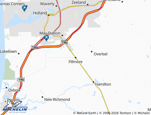 Mapa MICHELIN Fillmore - ViaMichelin
