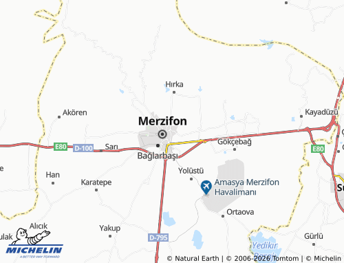 MICHELIN Nusratiye map - ViaMichelin