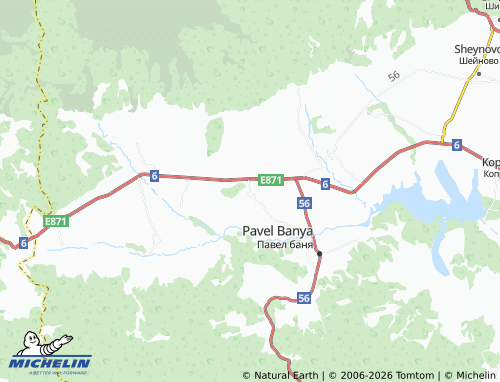MICHELIN Gabarevo map - ViaMichelin